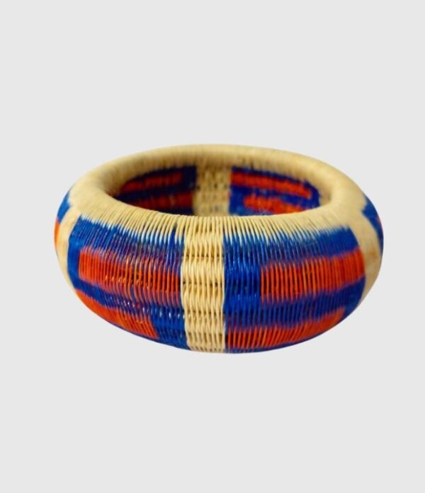 Pulsera artesanal tejida en fibra de werregue