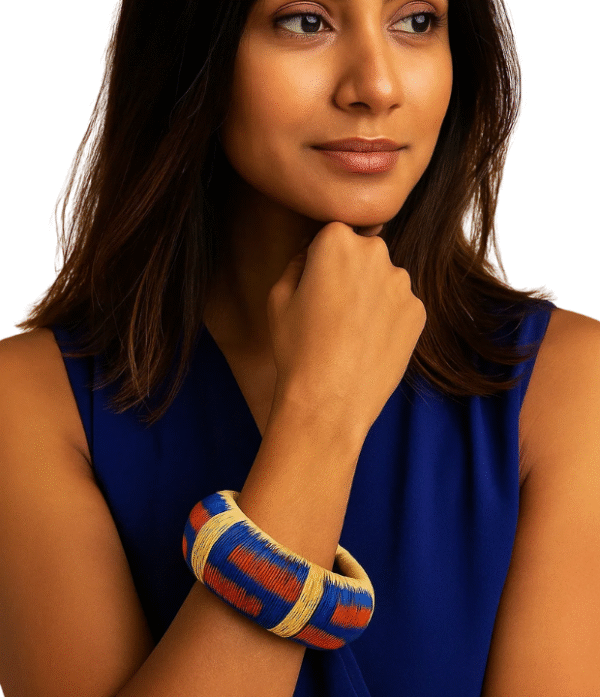 pulsera-artesanal-werregue-azul-naranja