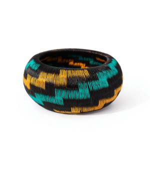 pulsera-werregue-negro-turquesa-mostaza