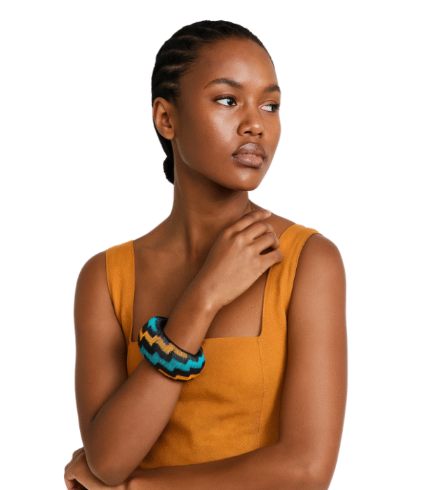 pulsera-werregue-negro-turquesa-mostaza