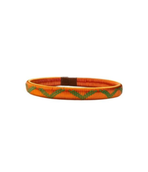 Pulsera artesanal de werregue y cobre