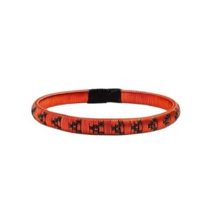 Pulsera de cobre negra artesanal diseño Ángulos Negros
