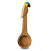 cuchara medidora de cafe loro madera artesanal