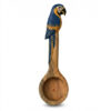 cuchara medidora de cafe loro madera artesanal