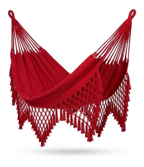 hamaca macrame colores en algodón tejida a mano