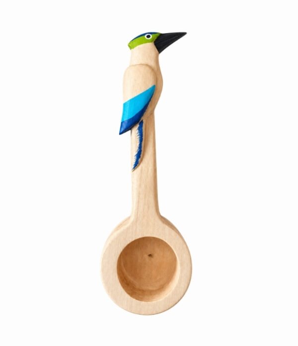 Cuchara medidora para café artesanal Barranquero Cuchara medidora para café artesanal en madera con diseño de barranquero tallado a mano