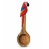 Cuchara medidora para café artesanal Guacamaya Cuchara medidora para café artesanal en madera con diseño de guacamaya tallada a mano