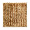 Portacalientes cuadrado de fique con tejido trenzado en telar de 29 × 29 cm