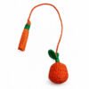 Charm para bolso de naranja en palma de iraca Charm para bolso con diseño de naranja tejido a mano en palma de iraca