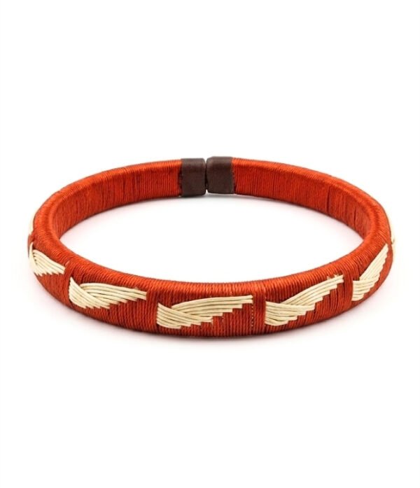 Pulsera de cobre y werregue blanco