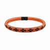 Pulsera de cobre y werregue negro diseño Cruces Pulsera de cobre y werregue negro con pequeñas cruces tejidas