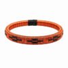Pulsera de cobre y werregue negro diseño Cruces grandes Pulsera de cobre y werregue negro con cruces geométricas grandes