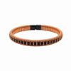 Pulsera de cobre y werregue negro diseño Cuadrados Pulsera de cobre y werregue negro con cuadrados tejidos