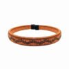 Pulsera de cobre y werregue negro diseño Montañas Pulsera de cobre y werregue negro con patrón de montañas