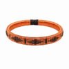 Pulsera de cobre y werregue negro diseño Rombos y barras Pulsera de cobre y werregue negro con rombos y barras geométricas